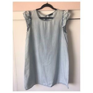 As U Wish Chambray Mini Dress